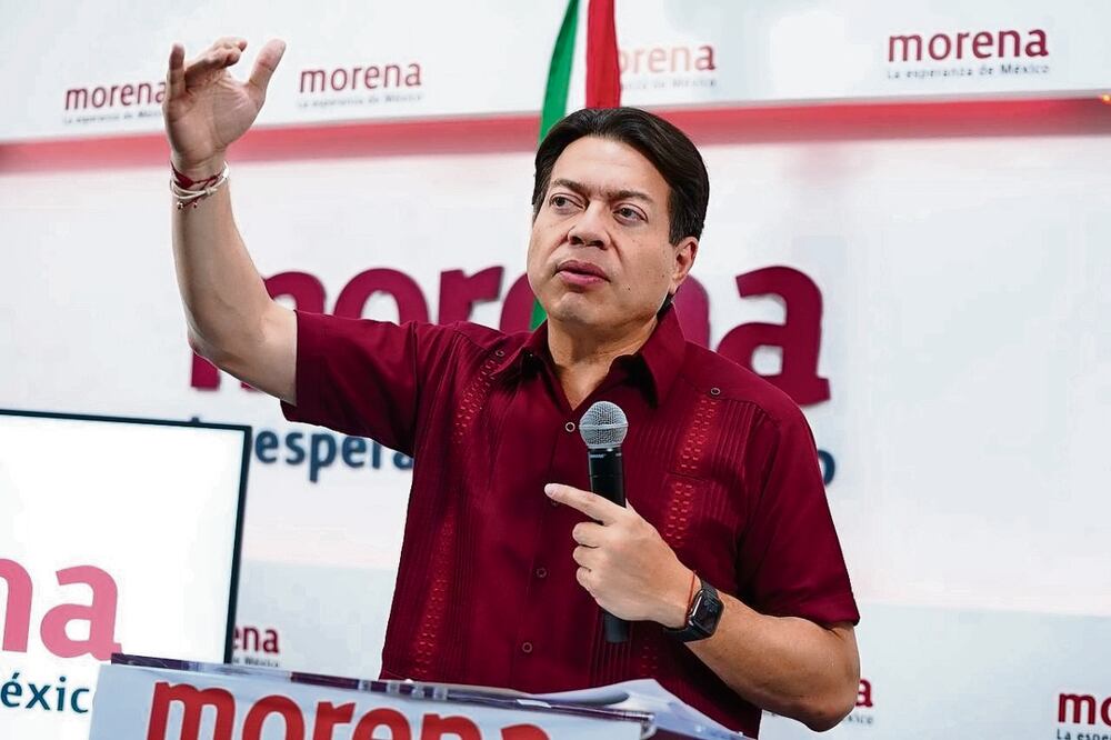 Mario Delgado dijo que las medidas cautelares mandatadas por el INE el viernes ya estaban previstas en el acuerdo del Consejo Nacional, Foto: Archivo / EL UNIVERSAL