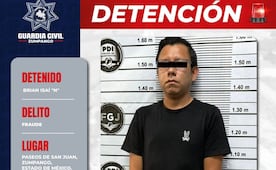 Detienen a presunto defraudador en Zumpango, Edomex; habría cobrado 450 mil pesos por la renta de un palco en un estadio