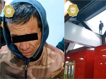 Policía rescata a hombre que intentó quitarse la vida en el Metro Constitución de 1917