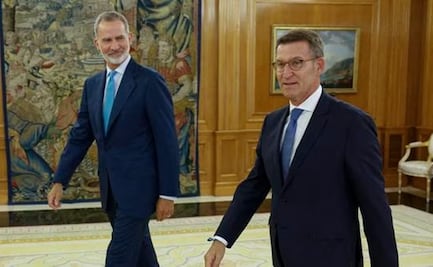 Rey Felipe VI propone al conservador Feijóo como candidato a la investidura para jefe de gobierno