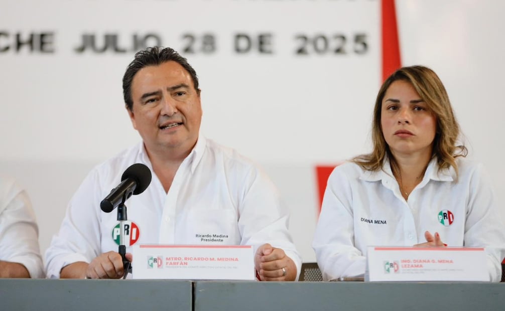 Presidente del Partido Revolucionario Institucional (PRI) de Campeche, Ricardo Medina Farfán (04/02/2026). Foto: Especial