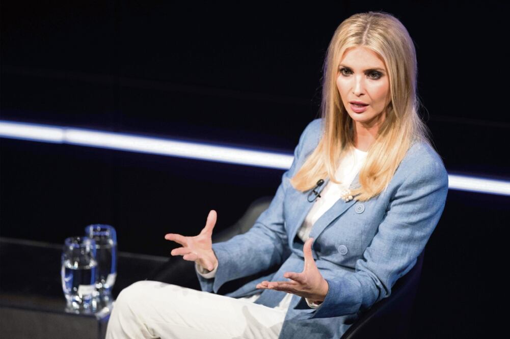 Ivanka Trump, en un evento patrocinado por el portal de noticias estadounidense Axios, ayer en Washington (JIM WATSON. AFP)