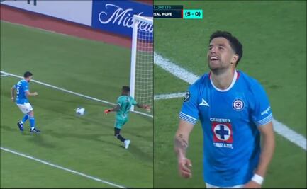 Cruz Azul: El oso monumental de Nacho Rivero en la Concachampions; lo tunden en redes