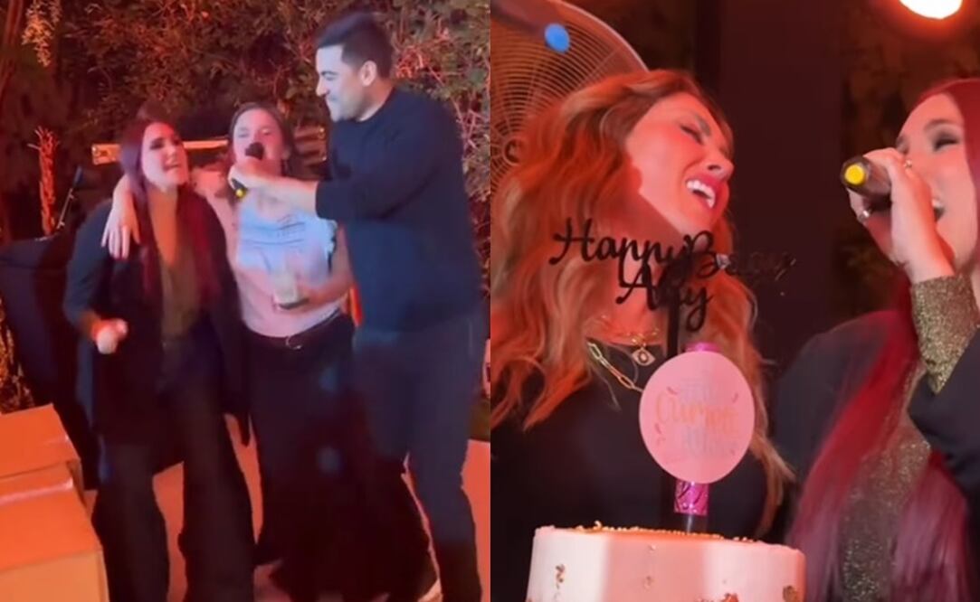 Anahí celebró su cumpleaños junto a sus excompañeras de "Rebelde". Foto: Instagram oficial.