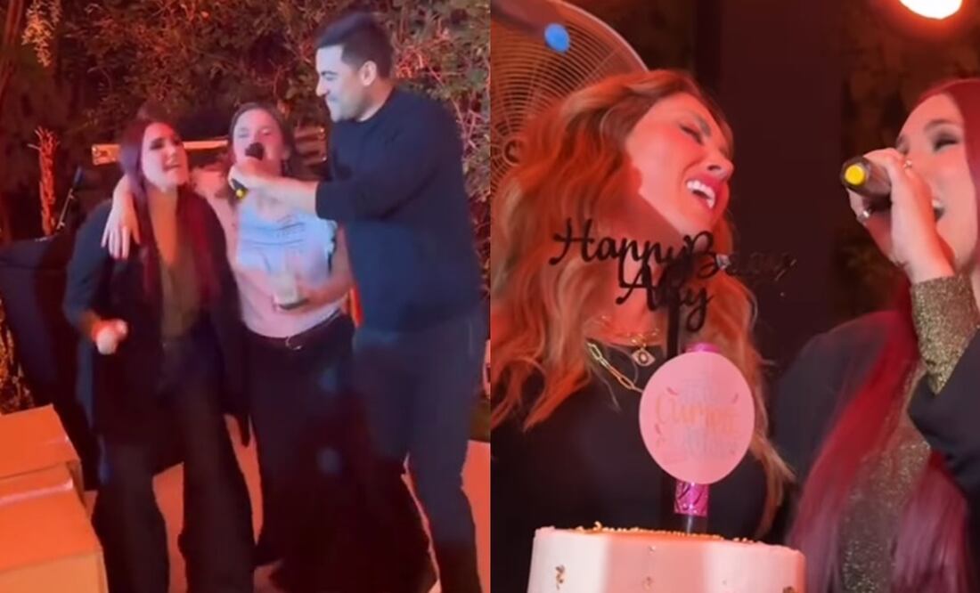 Anahí celebró su cumpleaños junto a sus excompañeras de "Rebelde". Foto: Instagram oficial.