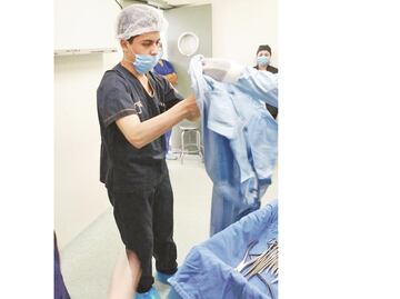 Historia. “La sala de urgencias olía a pólvora”