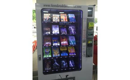 Libros, como dulces, en máquinas expendedoras
