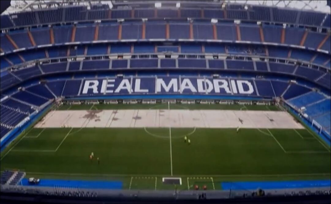 Al Santiago Bernabéu se le ha instalado una cancha retráctil - Foto: Especial