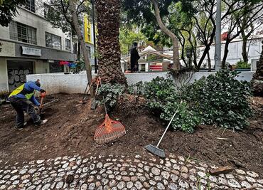 Dan últimos detalles en la rehabilitación de Plaza Bruno Giordano