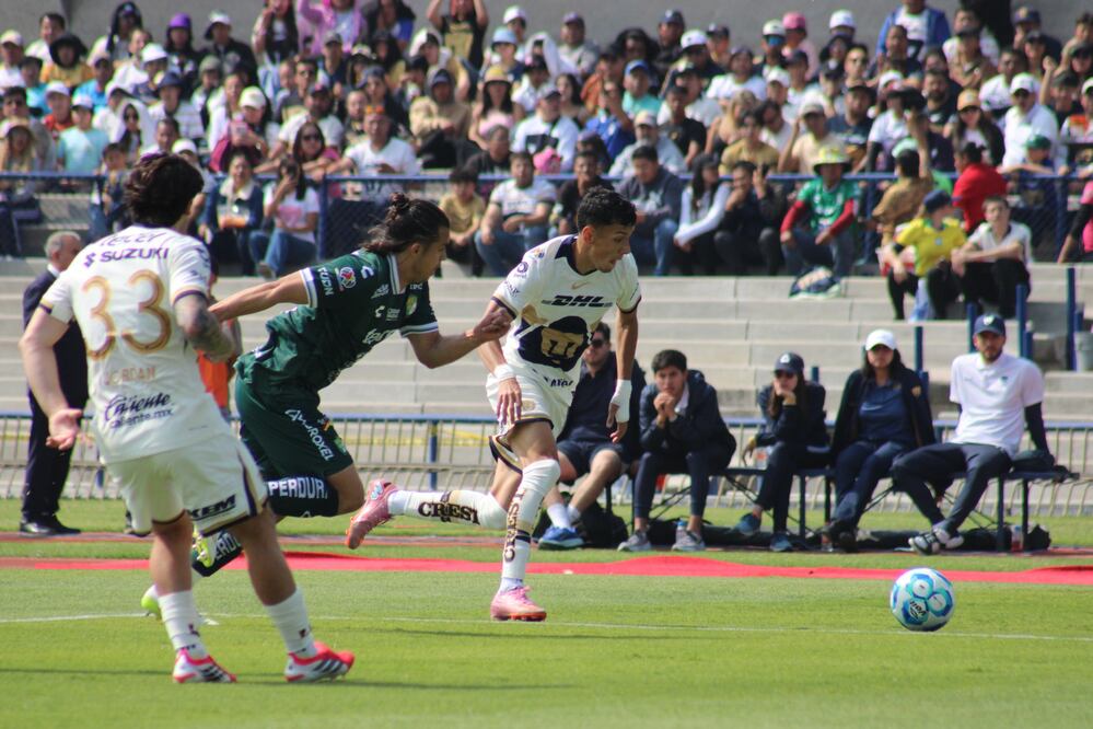 Pumas en el Estadio Olímpico Universitario, durante la Jornada 3 del Clausura 2026 contra León - Foto: Maritza Villagómez/EL GRÁFICO