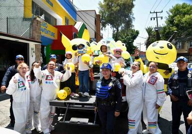 Alcaldía Benito Juárez realiza desfile para celebrar el Día del Niño y la Niña; llevan alegría y sorpresas a infancias de 8 colonias
