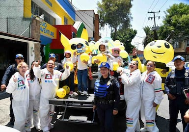 Alcaldía Benito Juárez realiza desfile para celebrar el Día del Niño y la Niña; llevan alegría y sorpresas a infancias de 8 colonias