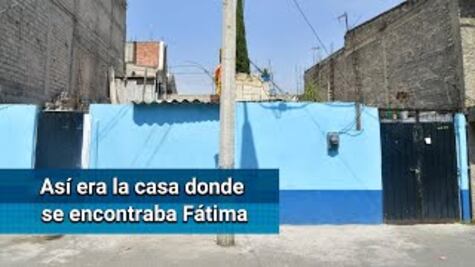 Una casa pequeña con dos cuartos, así es el lugar donde tuvieron a Fátima