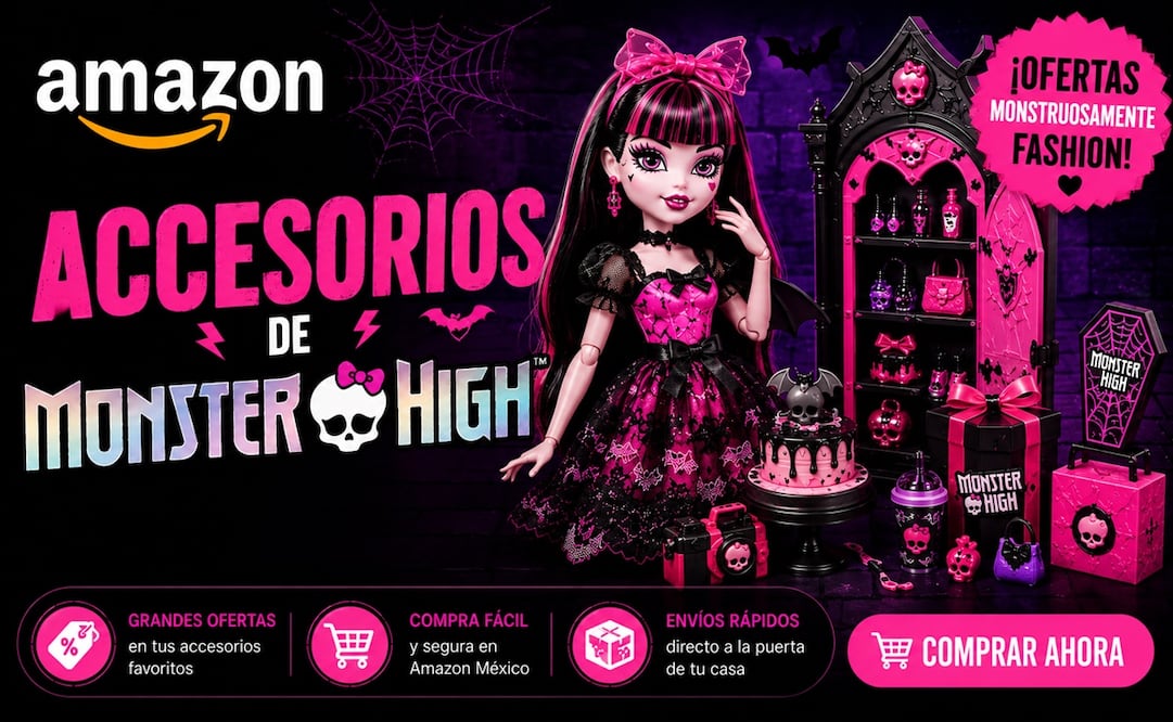 Lo mejor en accesorios para muñecas Monster High. Foto: IA