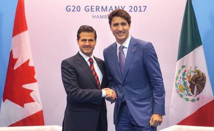 Peña Nieto y Trudeau discuten renegociación del TLCAN 