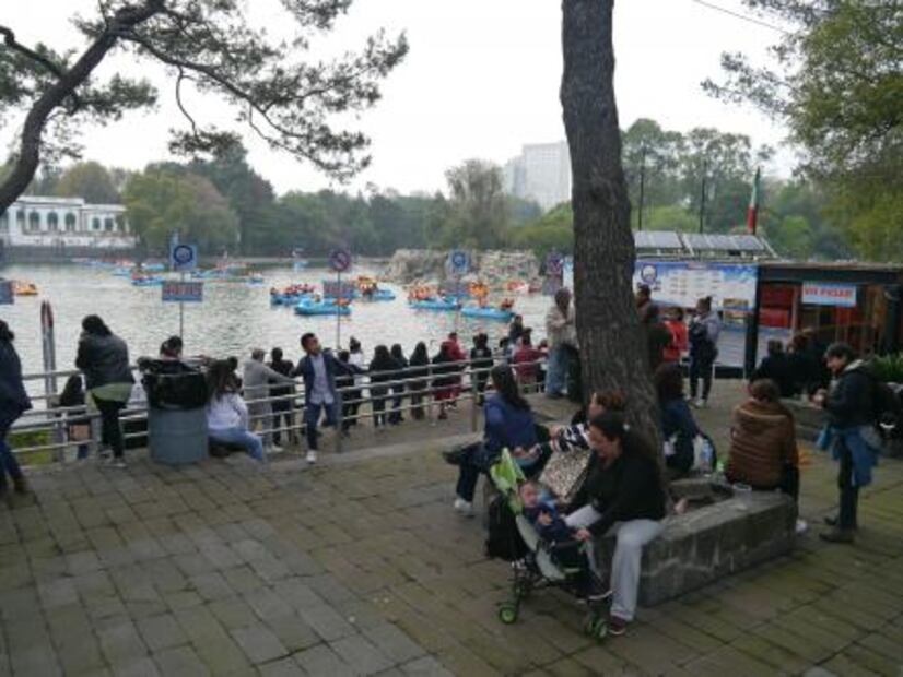 Cuando se iba a pescar al lago de Chapultepec
