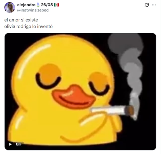 Memes y reacciones tras el lanzamiento de "Drop dead" de Olivia Rodrigo. Foto: X