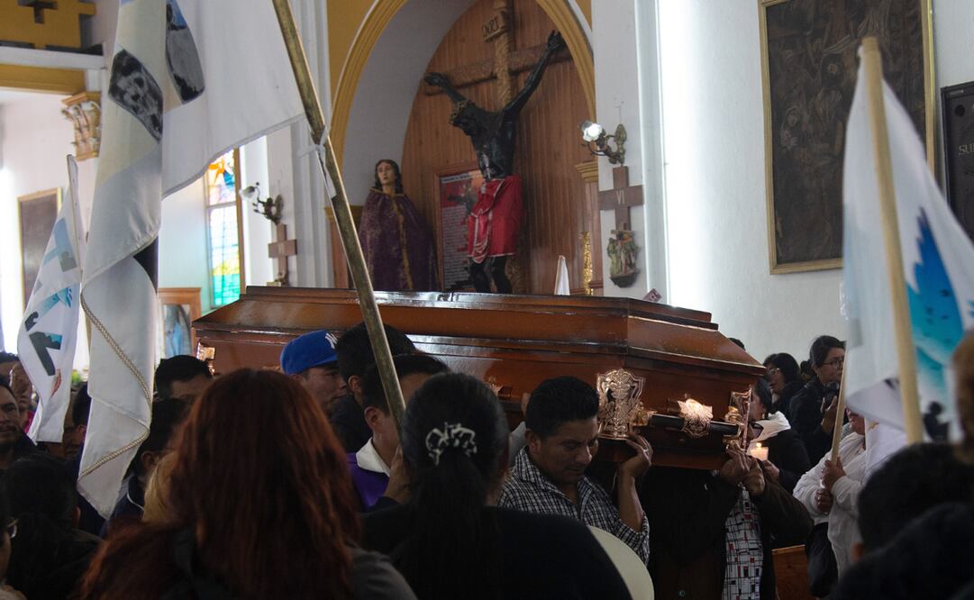 Iglesia católica denuncia los actos de violencia tras la muerte del Padre Marcelo. Foto: Carlos López / EFE