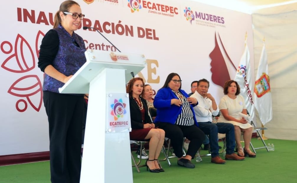 Inauguran primer Centro Libre para las Mujeres de Ecatepec; buscan atender y beneficiar alrededor de 18 mil personas.
Foto: Especial.