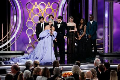 Conoce lo que cenaron los famosos anoche en los Golden Globes