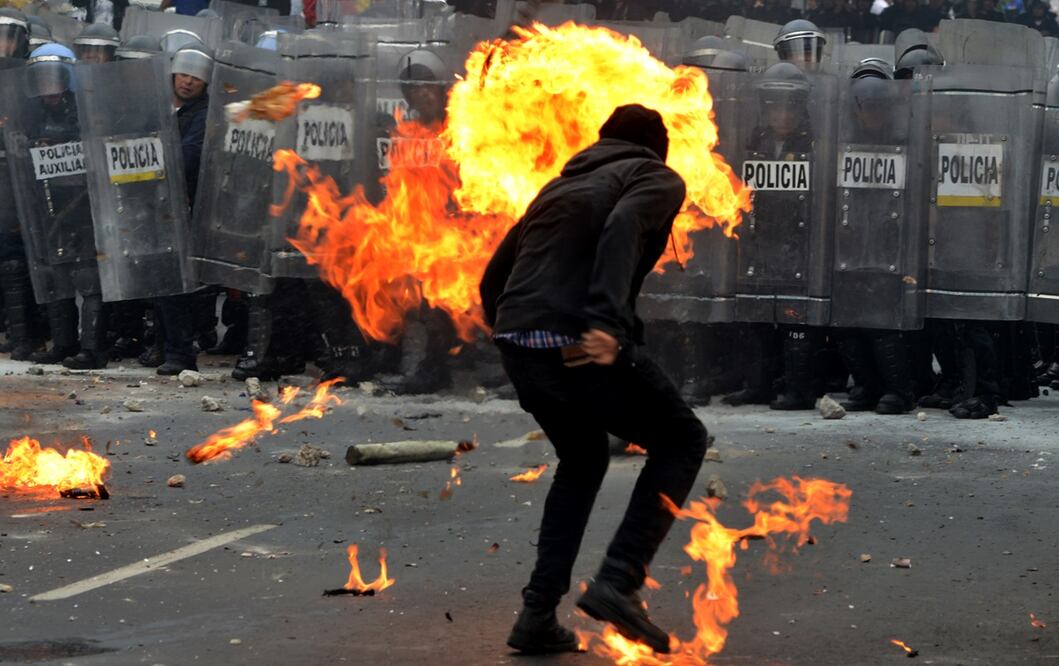 La actuación de los grupos anarquistas se lleva de manera continua. Foto: archivo/EL UNIVERSAL