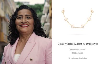 Abelina López, alcaldesa de Acapulco, defiende collar de 227 mil pesos; “qué culpa tengo yo de que me amen”, dice