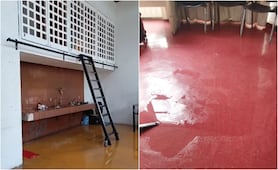 La Esmeralda y el Conservatorio, con nuevas inundaciones tras lluvias