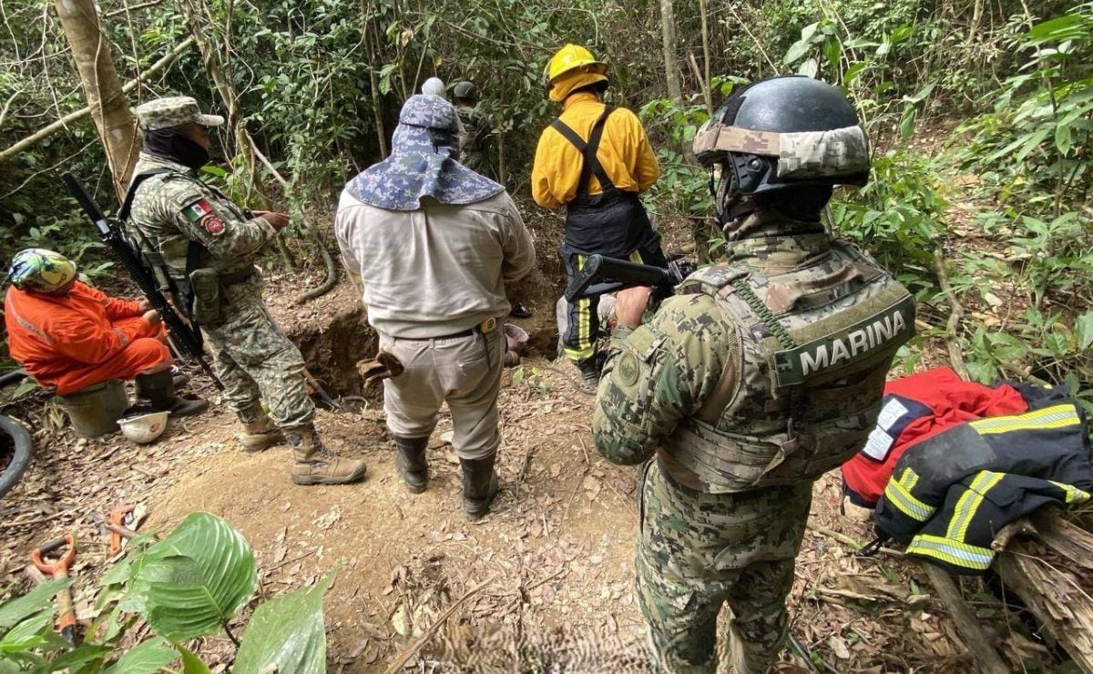 Elementos de la Marina localizan y clausuran toma clandestina de hidrocarburos en Istmo de Oaxaca; establecen perímetro de seguridad