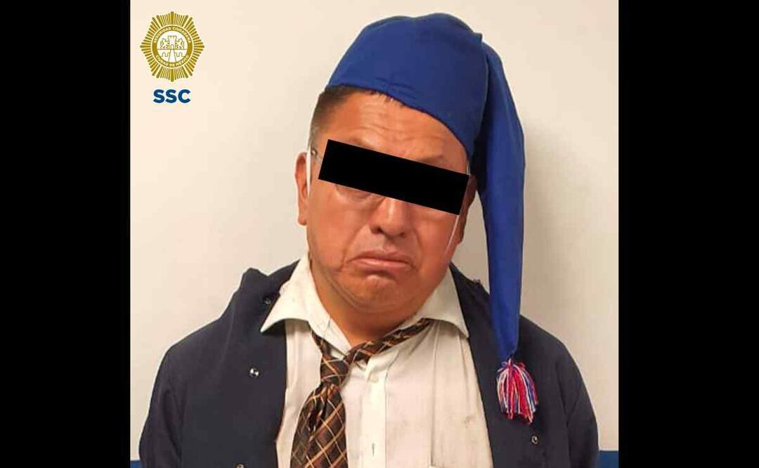 Elementos de la secretaría de Seguridad Ciudadana detuvo al agresor, se trata de un hombre de 54 años de edad. Foto: Especial