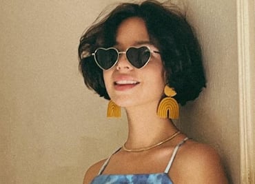 Ángela Aguilar luce el peinado ideal si tienes pelo corto