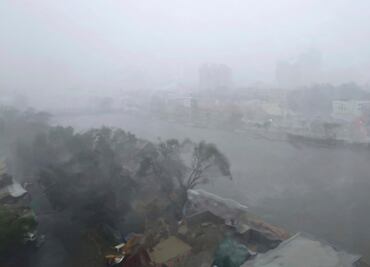 Tifón Krathon toca tierra en Taiwán; incendio en hospital causa al menos nueve muertos