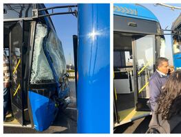 Choque entre dos Trolebús Elevado deja 26 lesionados en Santa Marta; autoridades investigan causa del impacto