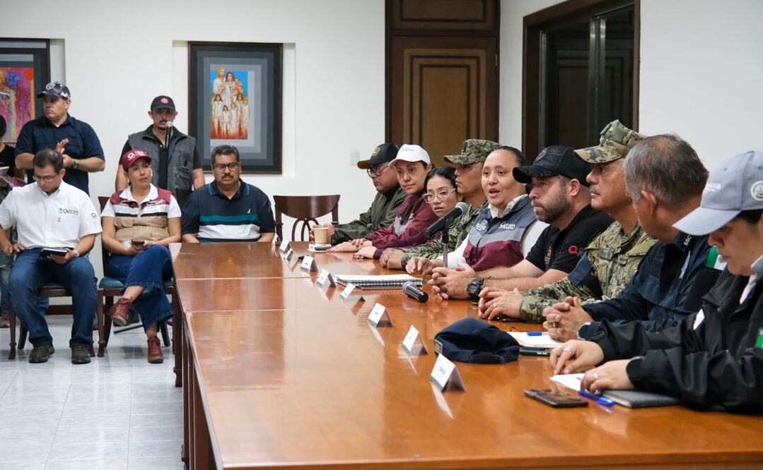 La secretaria de Gobierno del estado, Cristina Torres, precisó que en las comunidades rurales no se han registrado incidentes mayores y el helicóptero de la Secretaría de Seguridad Ciudadana sobrevuela la zona. Foto: Especial