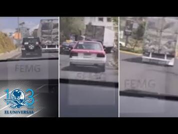 Así fue la persecución del tráiler que chocó en Santa Fe