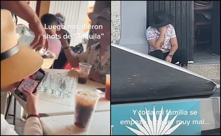 Familia visita una cantina, les dan alcohol adulterado y terminan en el hospital en Jalisco