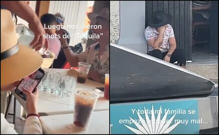 Familia visita una cantina, les dan alcohol adulterado y terminan en el hospital en Jalisco