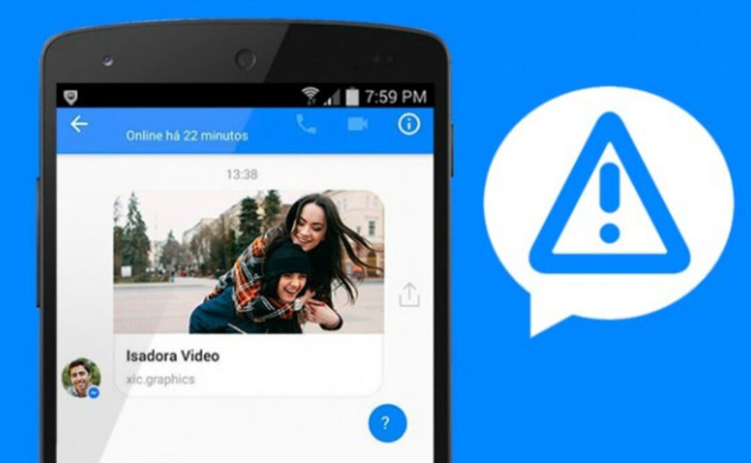 El ataque se perpetra a través de un enlace compartido como un mensaje invitando al usuario a dar clic y resultando infectado en el momento
