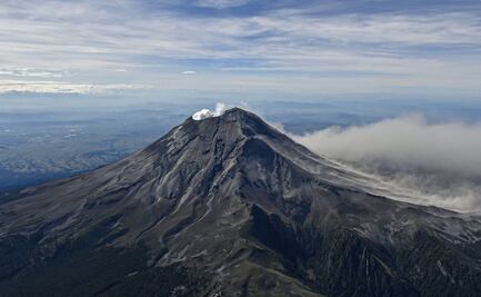 VIDEO: Así fue la explosión del volcán Popocatépetl durante la madrugada del sábado