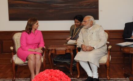 Canciller Ruiz Massieu se reunió con Primer Ministro de la India