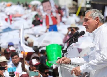 Va a continuar la transformación en unidad, sin ambiciones personales y sin dobleces, asegura Adán Augusto