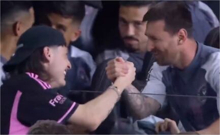 VIDEO: El encuentro entre Peso Pluma y Lionel Messi en la MLS