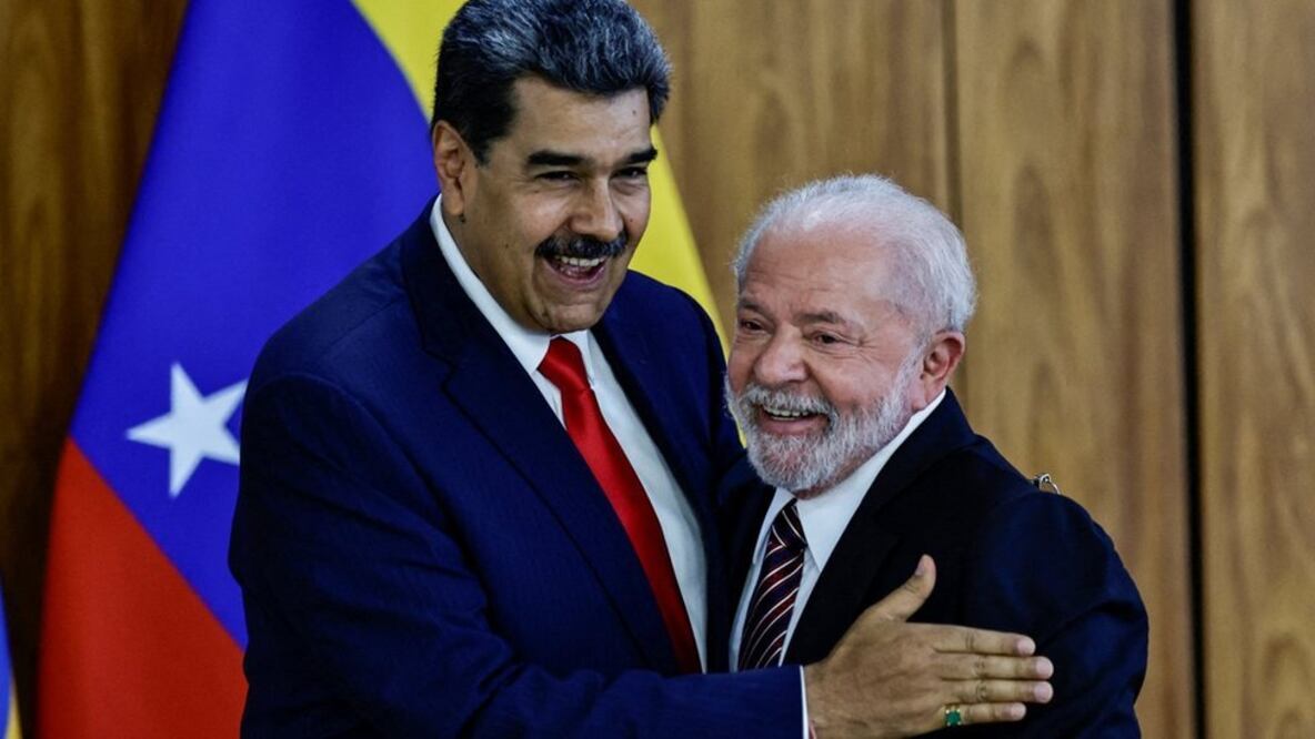 La foto que marca el regreso de Maduro a Brasil tras 8 años de ausencia (y la polémica que generó). Foto: BBC