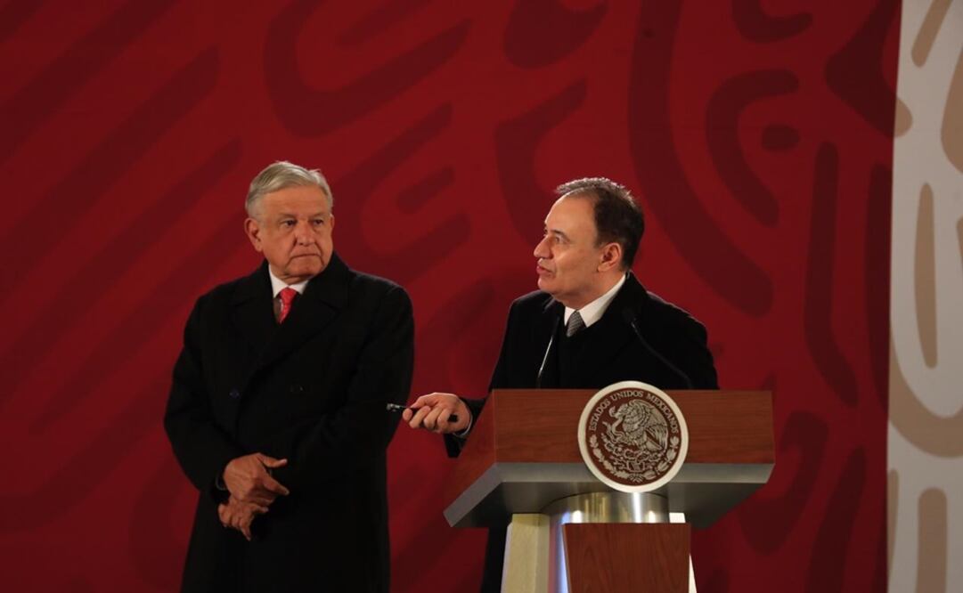 El presidente Andrés Manuel López Obrador y el titular de la SSPC, Alfonso Durazo. Foto: Irving Olivares/EL UNIVERSAL