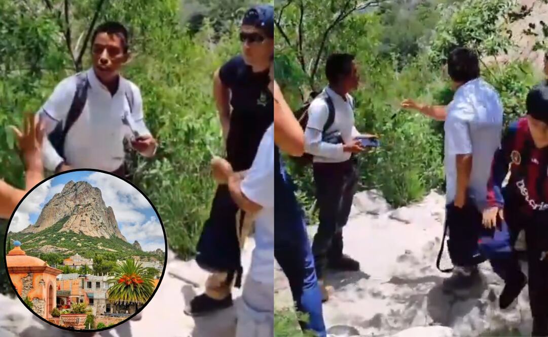 La pareja de turistas rayaron la superficie de la formación rocosa con un plumón permanente. Foto: Captura de pantalla / Google Maps
