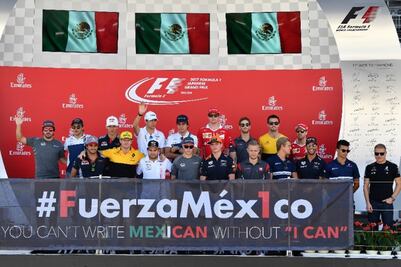 La comunidad de Fórmula 1 se une para apoyar a México 