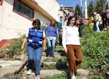 Invertirán 5.1 mdp en rehabilitación de escalinatas en 2 colonias de Álvaro Obregón