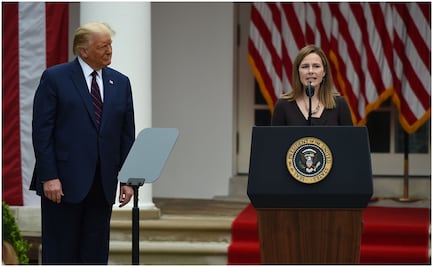 Trump gana un puesto en la Corte; avalan a Amy Coney Barrett