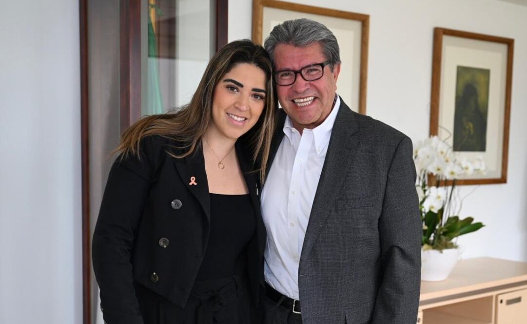 María Teresa Ealy Díaz y Ricardo Monreal Ávila. Foto: Especial