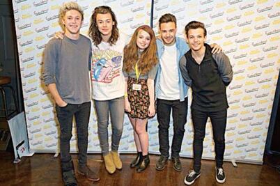 Cumple su deseo de conocer a 1D