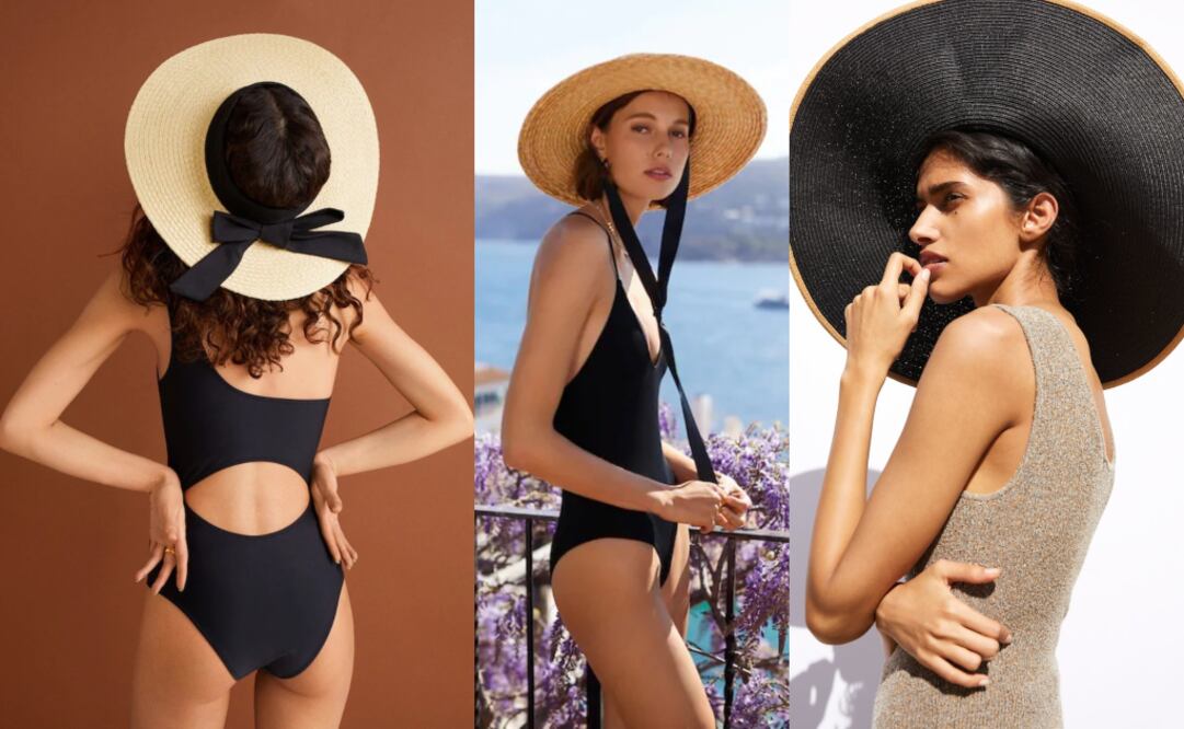 Los sombreros de para el mejor accesorio para la playa- Foto: cortesía